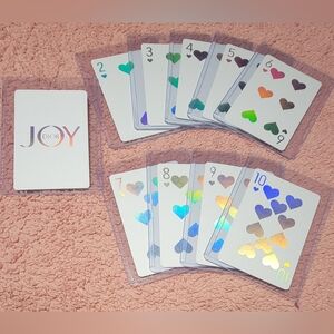 Dior Joy Holographic Playing Cards PICK TWO 2,,4,6,,8 Of Hearts